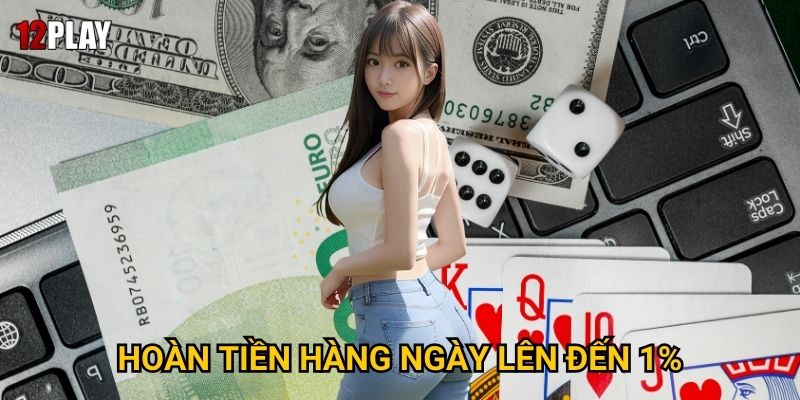 Vì sao chính sách Hoàn tiền hàng ngày lên đến 1% thu hút người chơi tại 12play? 3 Vì sao chính sách Hoàn tiền hàng ngày lên đến 1% thu hút người chơi tại 12play?