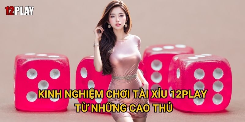 Kinh nghiệm chơi tài xỉu 12play từ những cao thủ